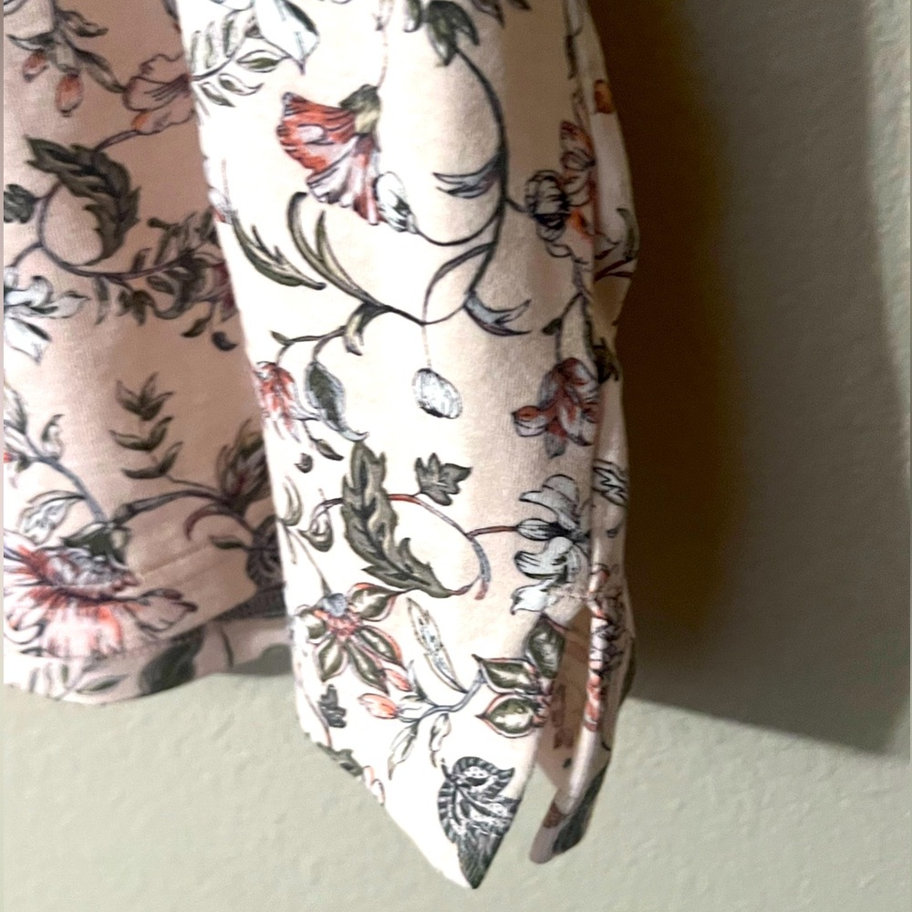 Lauren Ralph Lauren LRL Floral Stretch Cotton Boatneck Tee 2X plus size - Picture 5 of 11